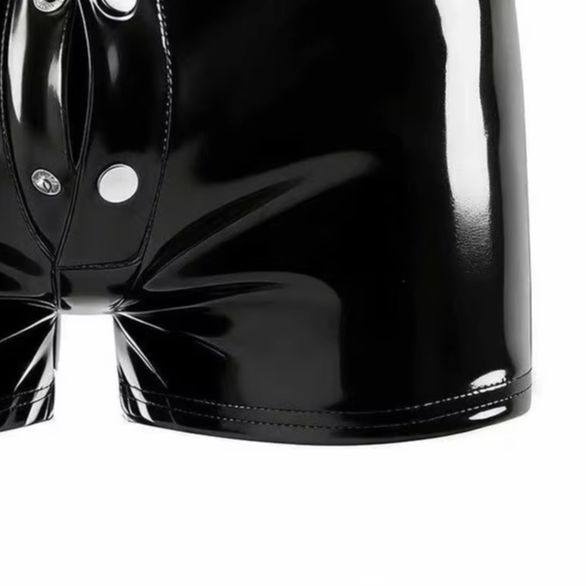Patent Leather Shine - Men\'s Boxer Shorts Delivering Patent Leather