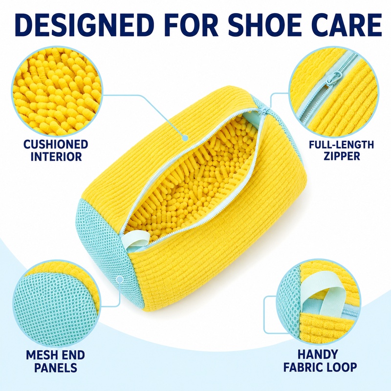 Cylindrical Shoe Washing Bag A - The Sneaker Care recension och pris
