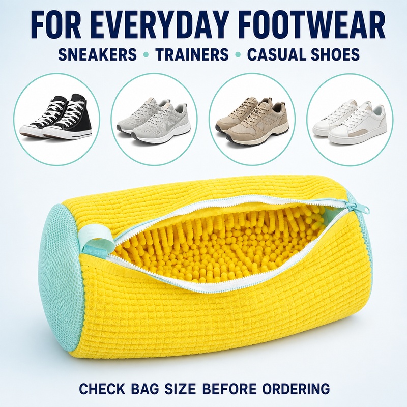 Cylindrical Shoe Washing Bag A - The Sneaker Care recension och pris