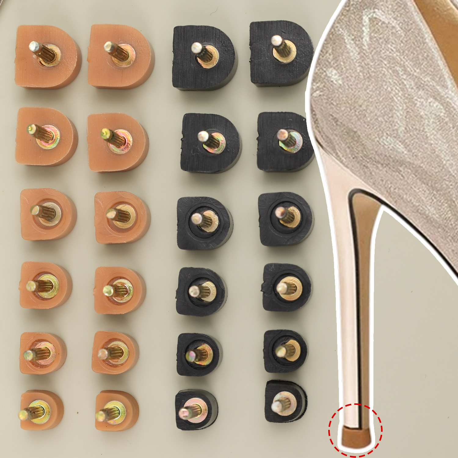 10Pcs Replacement  High Heel S - Sneaker Care Tips recension och pris