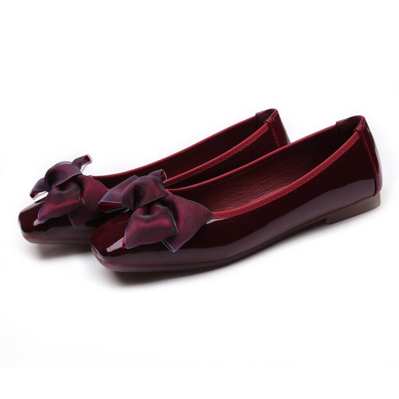 2022 New Women's Shoes Ballet  - Patent Leather Shine recension och pris