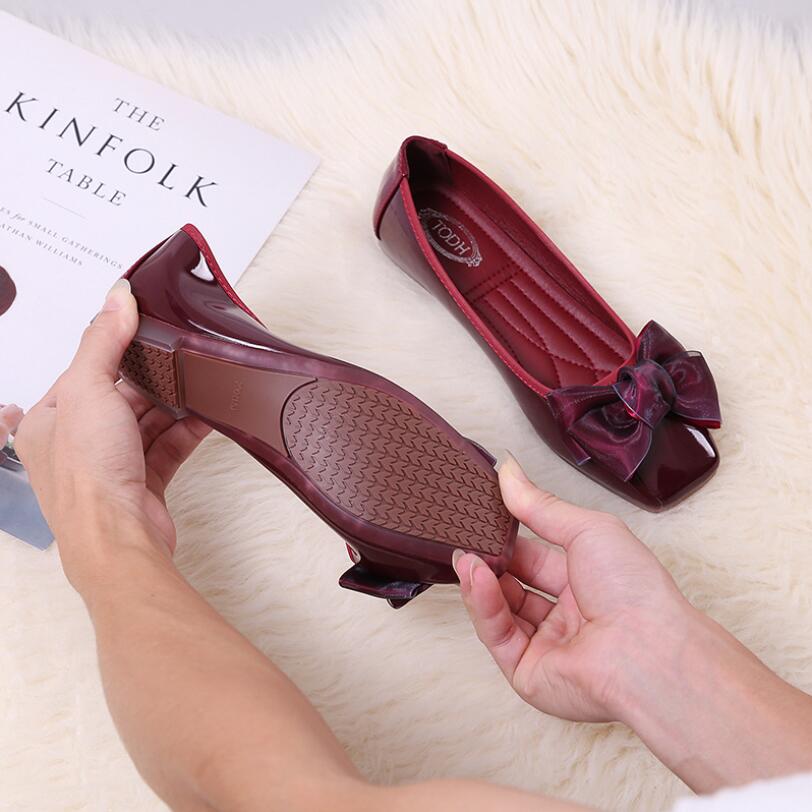 2022 New Women's Shoes Ballet  - Patent Leather Shine recension och pris