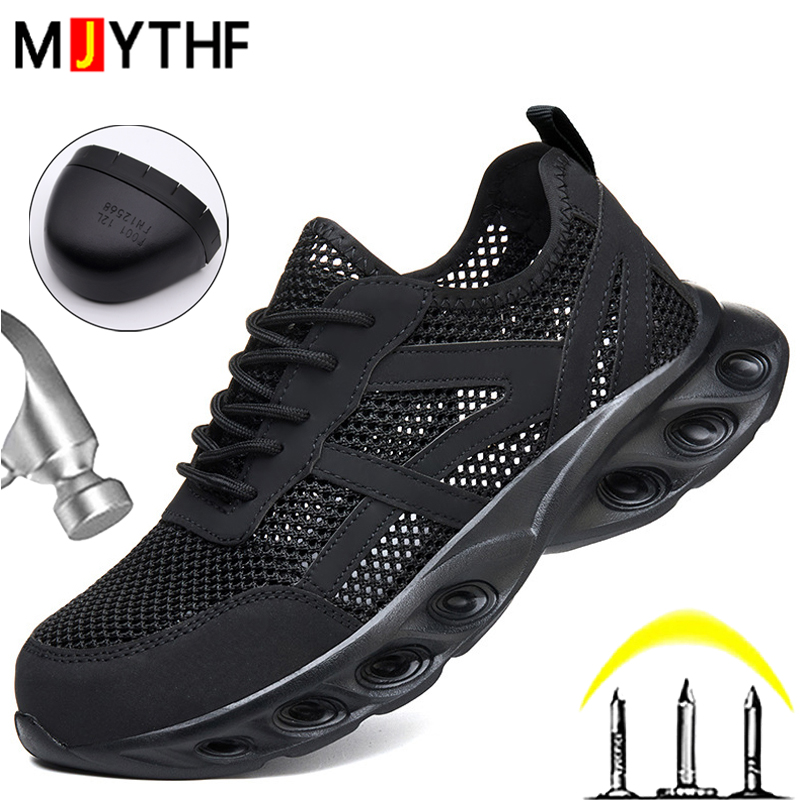 Breathable Men Work Safety Sho - Sneakers Care recension och pris
