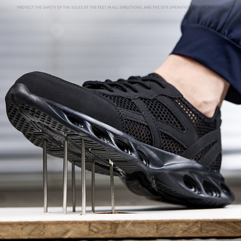 Breathable Men Work Safety Sho - Sneakers Care recension och pris