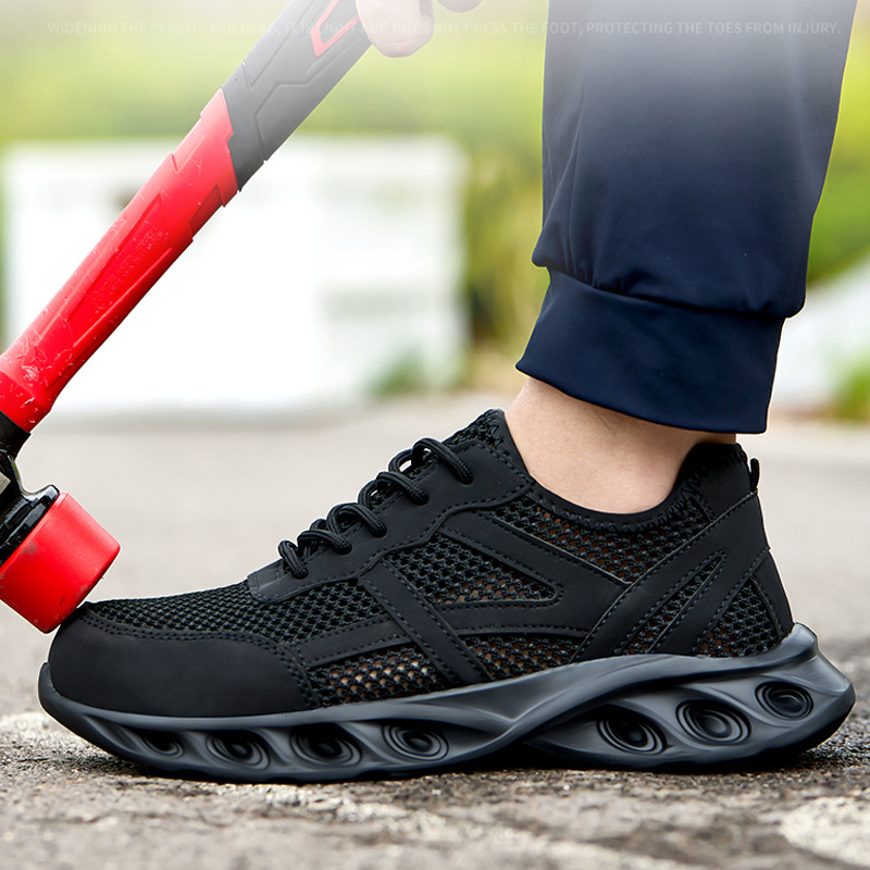 Breathable Men Work Safety Sho - Sneakers Care recension och pris