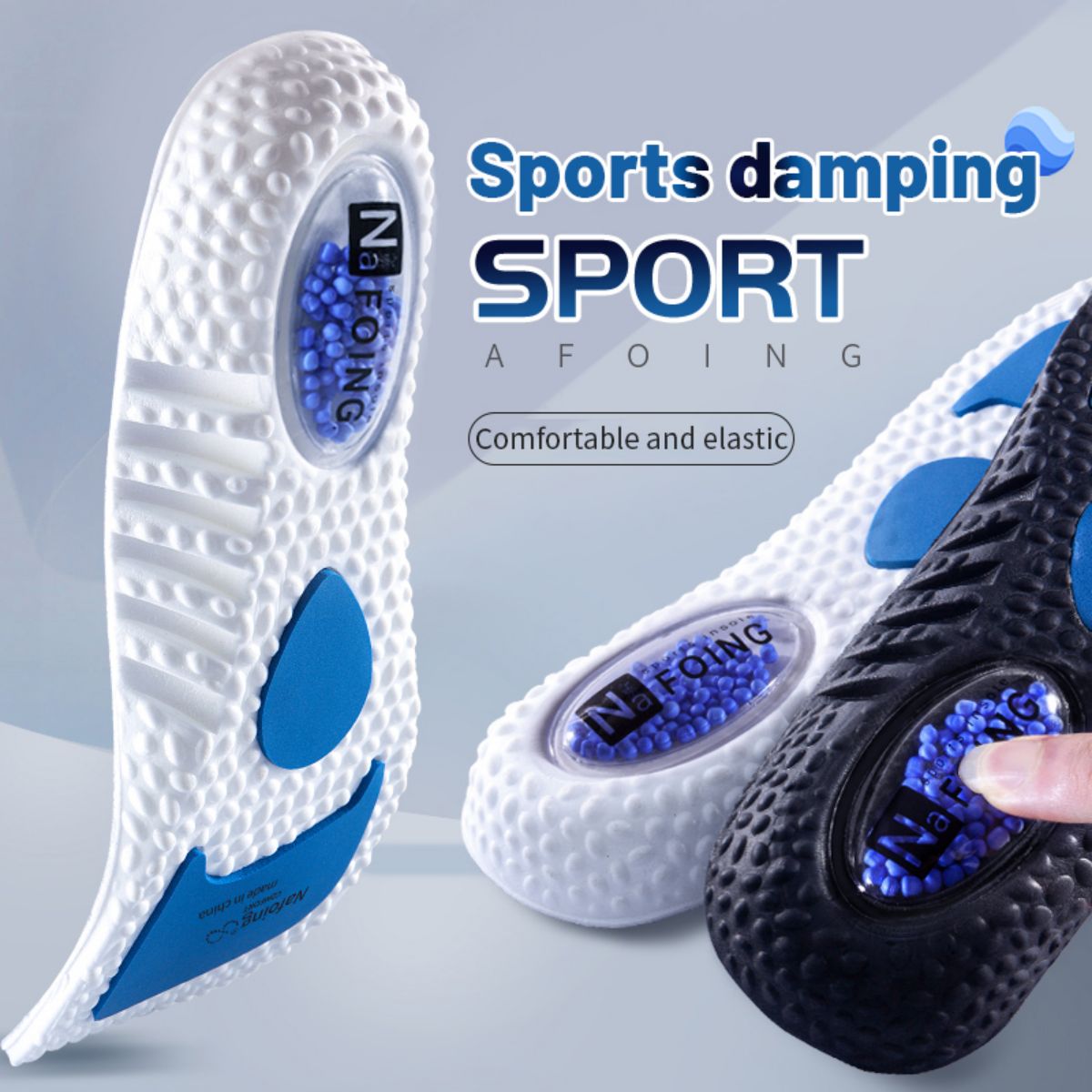 1Pair Upgrade Sports Shock Abs - The Sneaker Care recension och pris