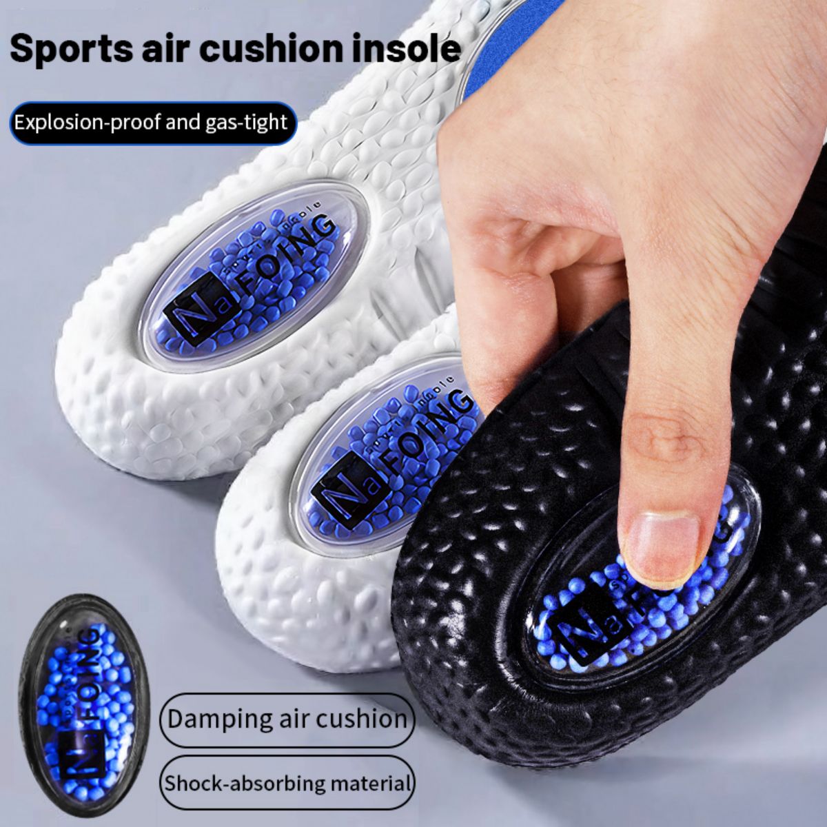 1Pair Upgrade Sports Shock Abs - The Sneaker Care recension och pris