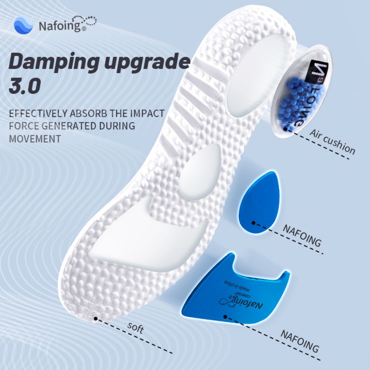 1Pair Upgrade Sports Shock Abs - The Sneaker Care recension och pris