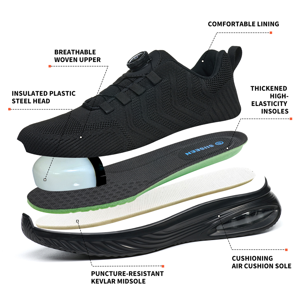 Rotating Button Safety Shoes M - Sneakers Care recension och pris