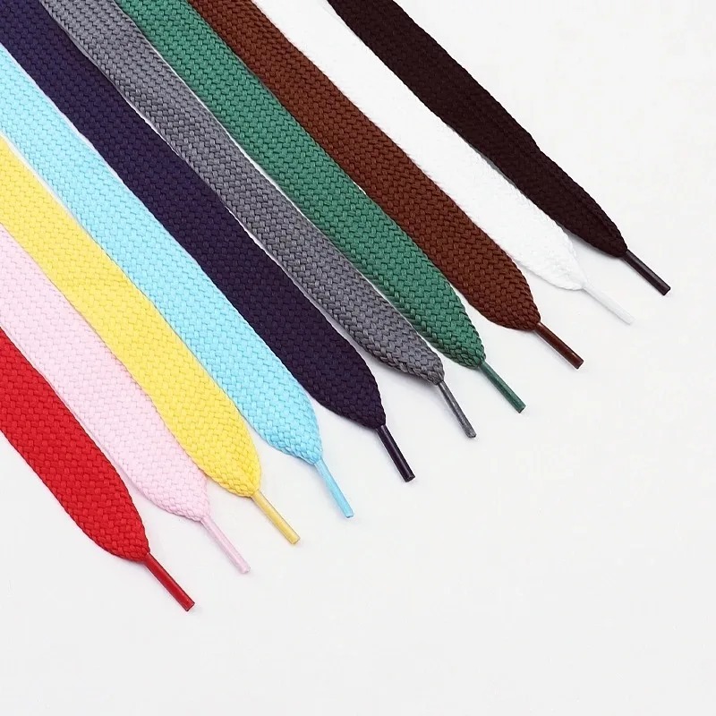 Fashion Colored Flat Shoelaces - Lace Replacement Flat recension och pris