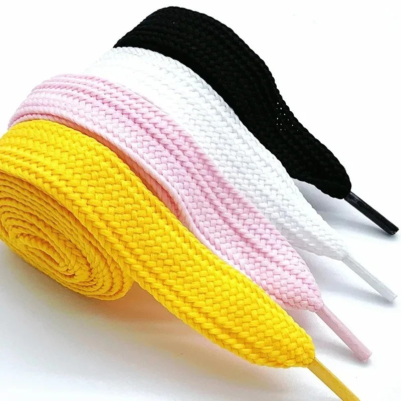 Fashion Colored Flat Shoelaces - Lace Replacement Flat recension och pris