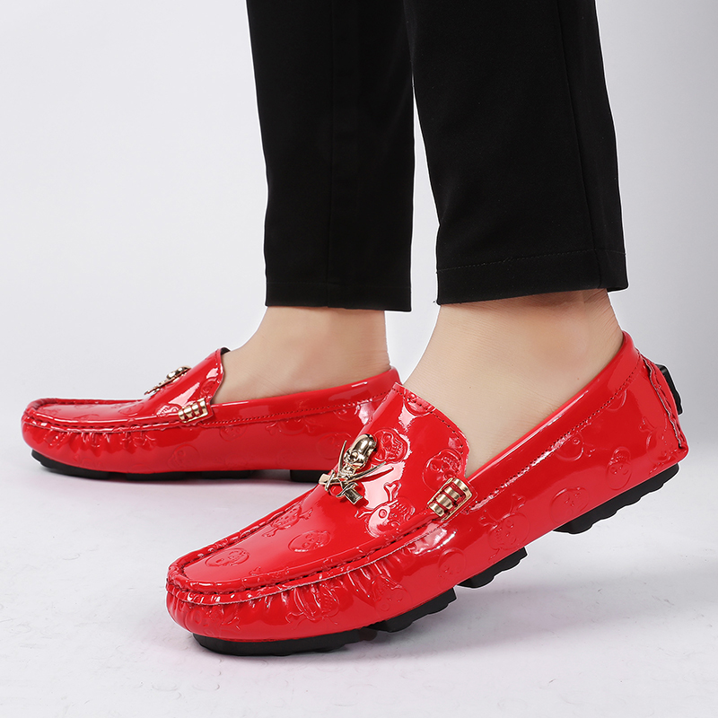 Men Quality Shoes Shine Skull  - Patent Leather Shine recension och pris