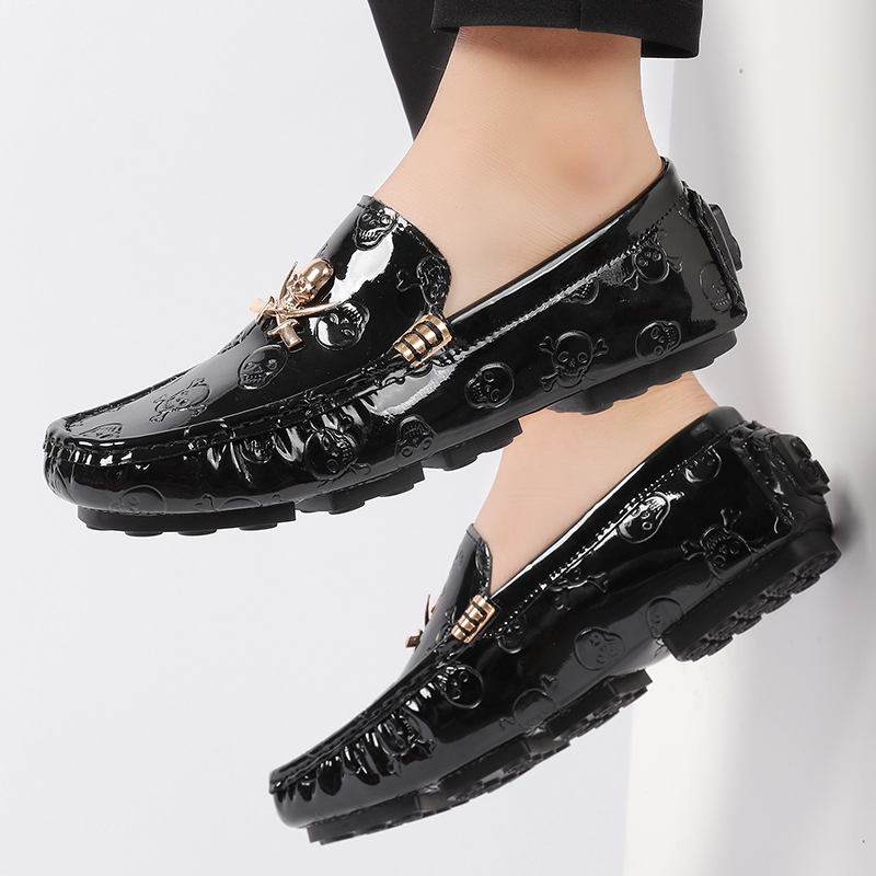 Men Quality Shoes Shine Skull  - Patent Leather Shine recension och pris
