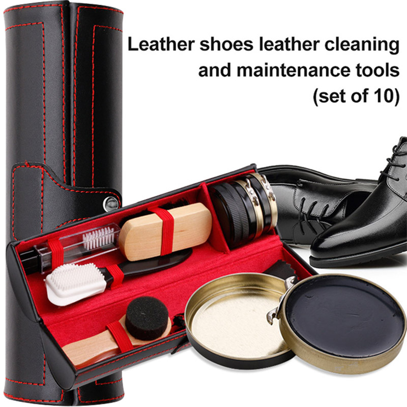 1 Set Leather Shoes Polish Set - Sneaker Care Cleaning Kit recension och pris