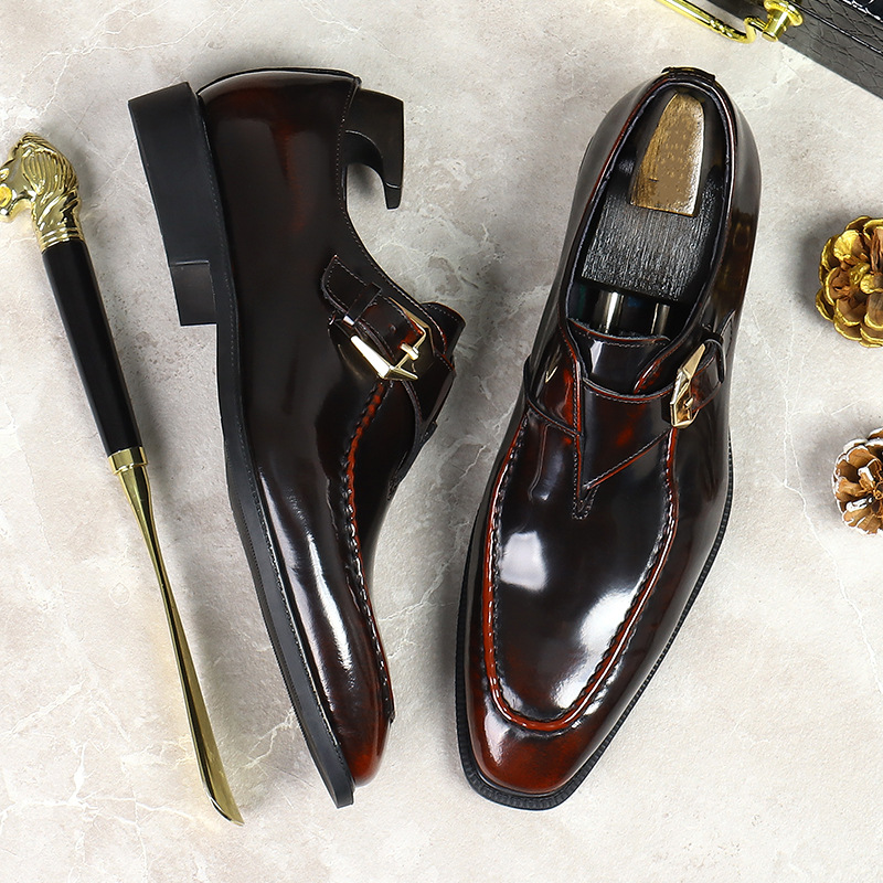 New Men's Shoes Fashion Footwe - Patent Leather Shine recension och pris