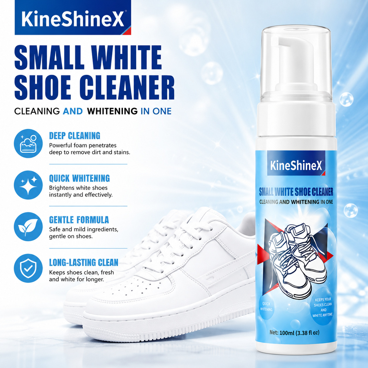 Gihen Shoe Cleaner Kits Water- - Sneaker Care Cleaning Kit recension och pris
